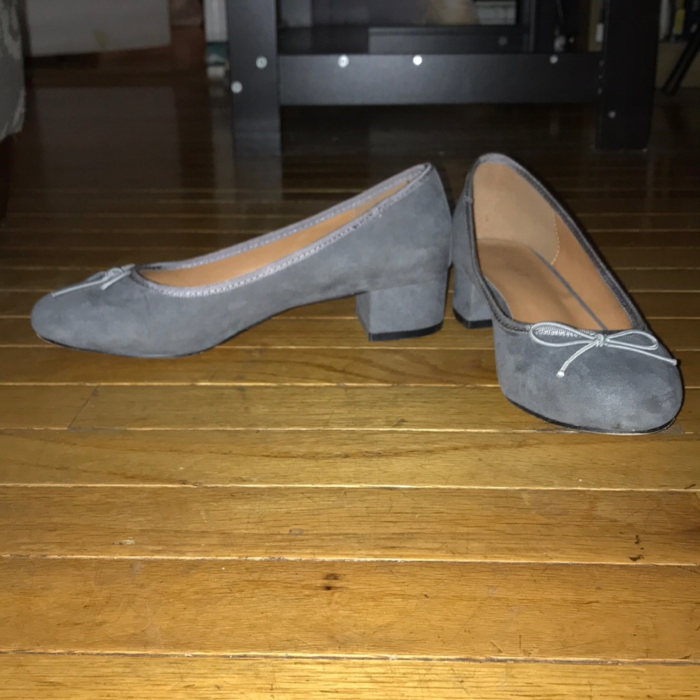 Gray block heel (ModCloth, Report Footwear)